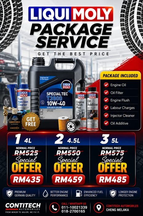 Liqui Moly SpecialTec T3800 10W-40 - dari RM435